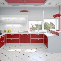 the idea of ​​the original interior of the kitchen picture