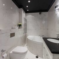 idea of ​​unusual design of a bathroom in an apartment picture