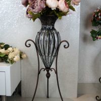 version of a beautiful design of a floor vase with decorative branches picture