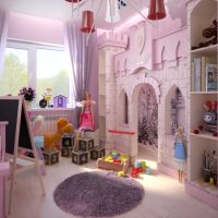 idea of ​​color design of a room for a girl photo