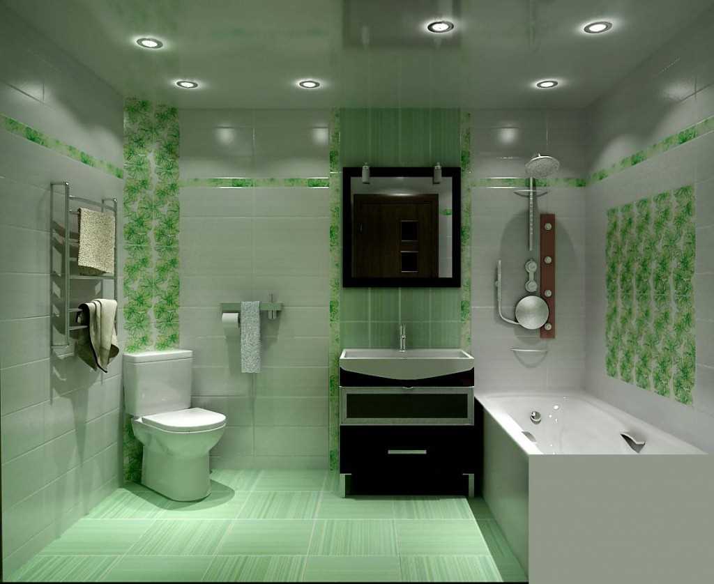 idée d'un intérieur de salle de bain inhabituel