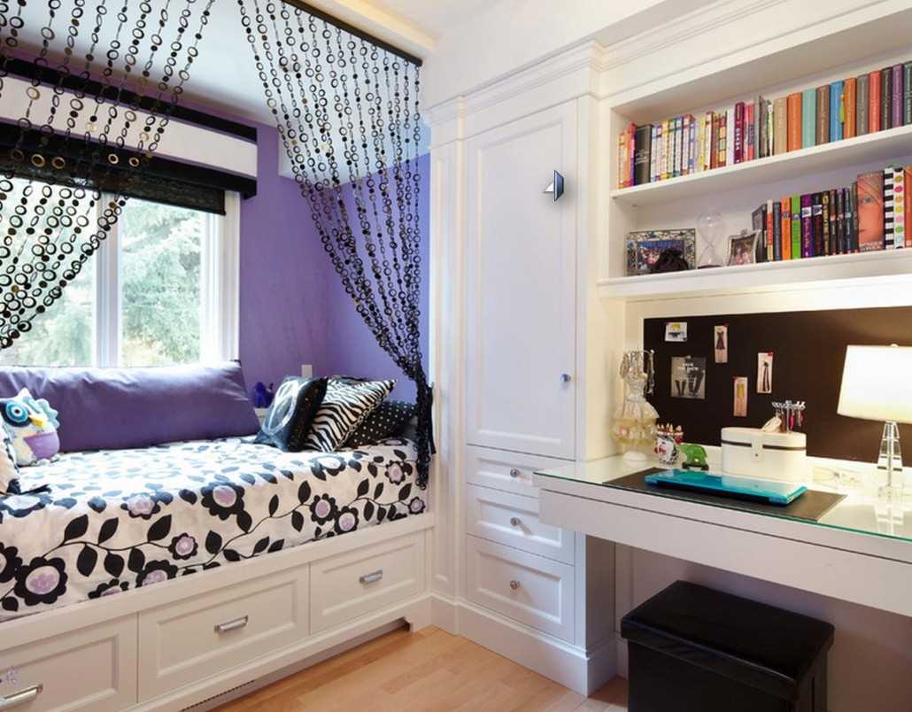 variant of a bright bedroom decor for a girl
