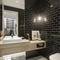 the idea of ​​using bright decorative brick in the design of the bedroom photo