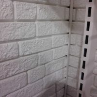 the option of using the original decorative brick in the style of the room picture