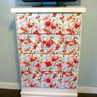 DIY decorating chest of drawers picture