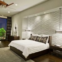 option of beautiful decoration of the style of a bedroom picture