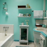 idea of ​​an unusual interior of a white bathroom picture