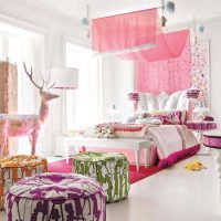 version of the original style of the bedroom for the girl picture