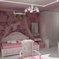version of the bright design of the children's room for the girl picture