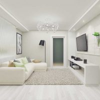 idea of ​​a bright room decor in bright colors in a modern style picture