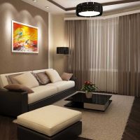 idea of ​​the modern style of the living room photo