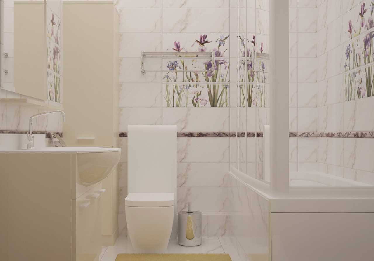 the idea of ​​a beautiful bathroom design in a classic style