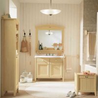 version of the bright interior of the bathroom in a classic style picture