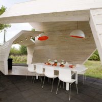 idea of ​​modern design pavilions photo