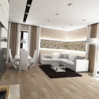 the idea of ​​a beautiful living room interior in a modern style photo