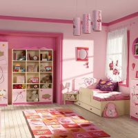 version of a beautiful design of a nursery for a girl photo