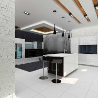 light design option of a modern apartment 70 sq.m photo