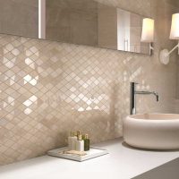 The idea of ​​a bright bathroom design 2017 picture