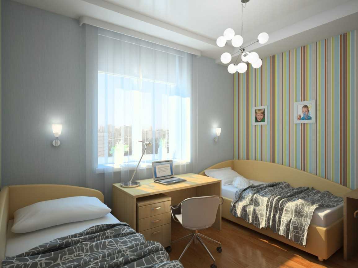 version of the beautiful style of a children's room for two boys