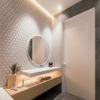 the idea of ​​a beautiful style of the bathroom 2017 photo