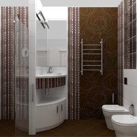 The idea of ​​a bright interior bathroom 2017 picture