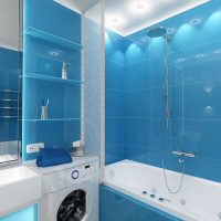 the idea of ​​a bright bathroom interior 4 sq.m picture