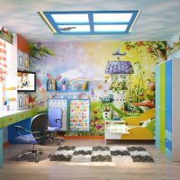 l’idée d’un beau design de la photo d’une chambre d’enfant