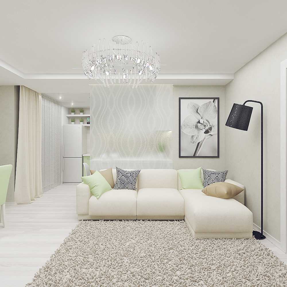 idea di uno stile di stanza luminosa con colori vivaci in stile moderno