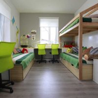 idea of ​​a bright nursery style for two boys picture