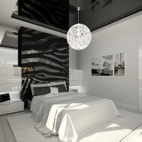 the idea of ​​a bright style white bedroom picture