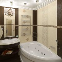 the idea of ​​an unusual style of the bathroom 2.5 sq.m photo