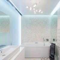 idea of ​​a beautiful interior large bathroom picture