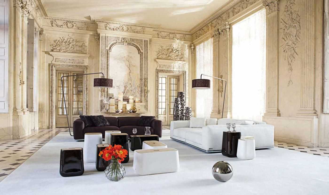 variant of a beautiful room decor in the style of a modern classic