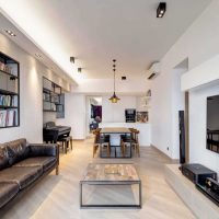 variante d'un bel appartement design photo 50 m²