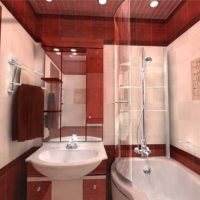 version du style lumineux de la salle de bain dans la photo de Khrouchtchev