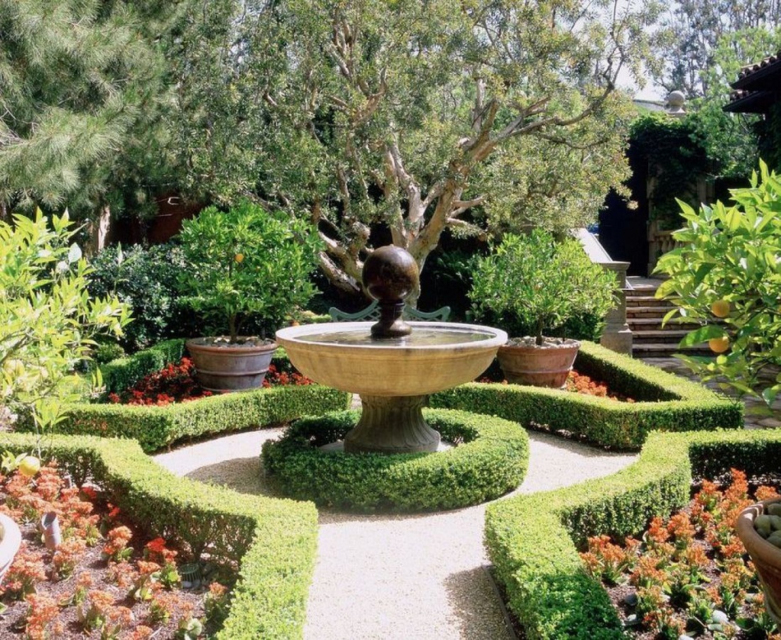 An example of a light landscaping site
