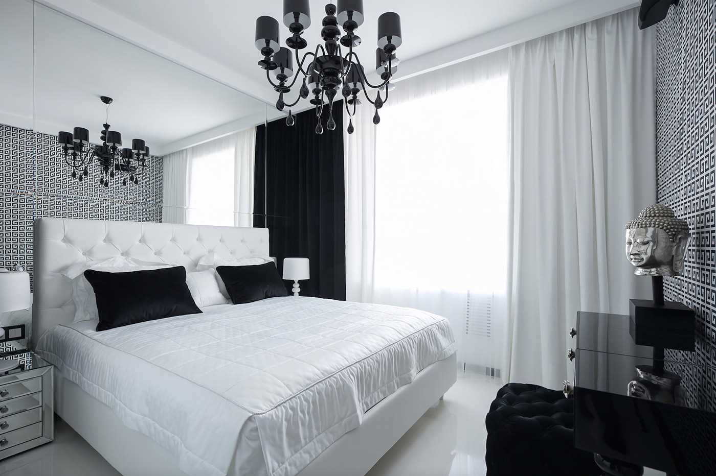 version of a beautiful bedroom design in white