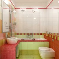 idea of ​​modern bathroom design 2017 picture