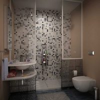 the idea of ​​an unusual style of the bathroom 2017 picture