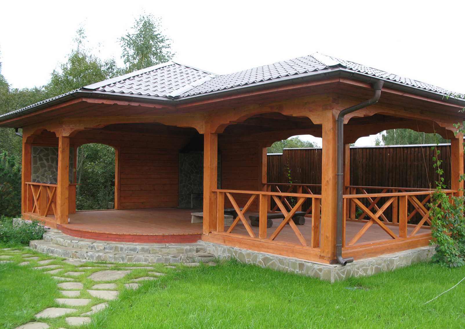 version of the unusual style of the gazebo