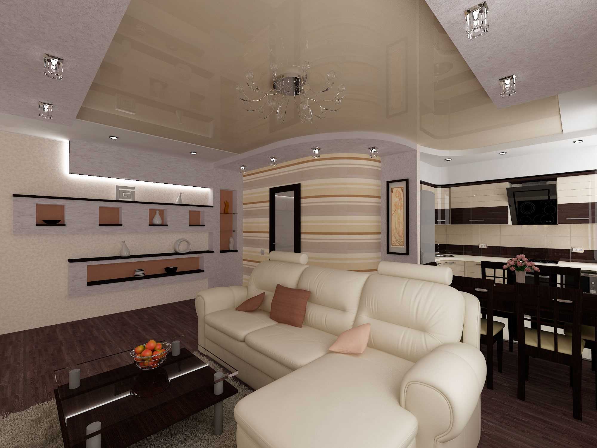 Bright living room option 25 sq.m