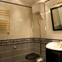 l'idée d'un bel intérieur de salle de bain dans une photo de style classique