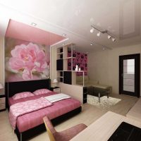 version of the beautiful design of a modern apartment 50 sq.m picture