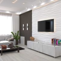 the idea of ​​a beautiful apartment style in bright colors in a modern photo style