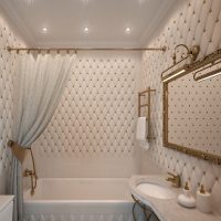 version du style lumineux de la salle de bain image de 5 m2