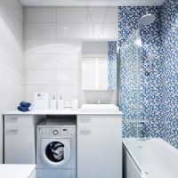 example of a bright bathroom interior 5 sq.m picture