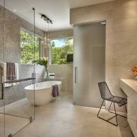 version of the modern design of the bathroom 2017 picture