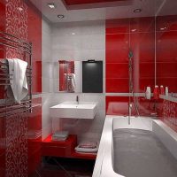 version du style moderne de la salle de bain photo 3 m²