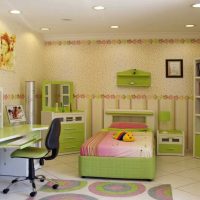 the idea of ​​a beautiful style of a child’s room for a girl picture