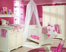 idea of ​​an unusual style of a child’s room for a girl photo